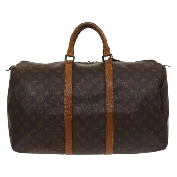 LOUIS VUITTON Monogram Keepall 50 Boston Bag M41426 LV Auth 122457 - Picture 2 of 16